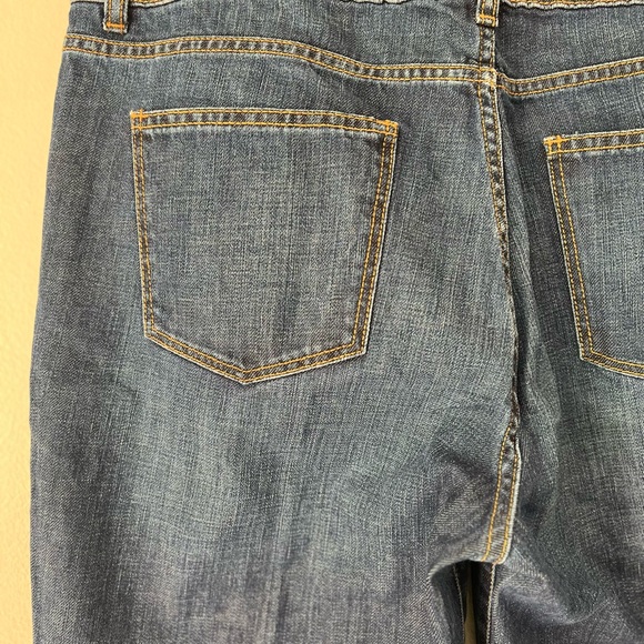 Ann Taylor Loft Original Boot Dark Wash Bootcut Jeans Sz 10 - Picture 9 of 12